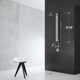 Gardenia 39" H X 4" W 2-Jet Shower System with Hand Wand - Requires existing shower head connection