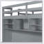 Loft Bed With Drawers, Shelves And Light-489202446