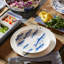 School Of Fish Porcelain Salad/Dessert Plate