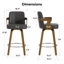 Tabouret de bar et de comptoir pivotant 26 po avec accoudoirs-1003015841-974876969