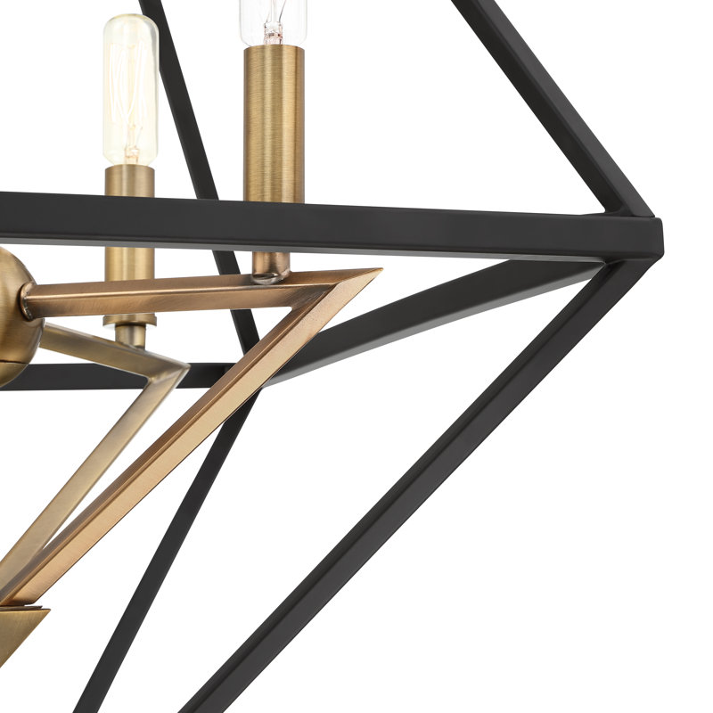Rosann 8 - Light Dimmable Geometric Chandelier