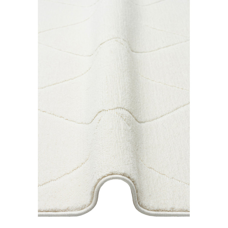 Luxurious Hall Carpet, 100% Micropolyester, 31.5 x 118.1 inches | Machine Woven, 2.5 lbs/sq ft, 192,000 Thread Points | Elegant White Color, Easy to Clean with Vacuum & Spot Remover, Perfect for Modern Interiors