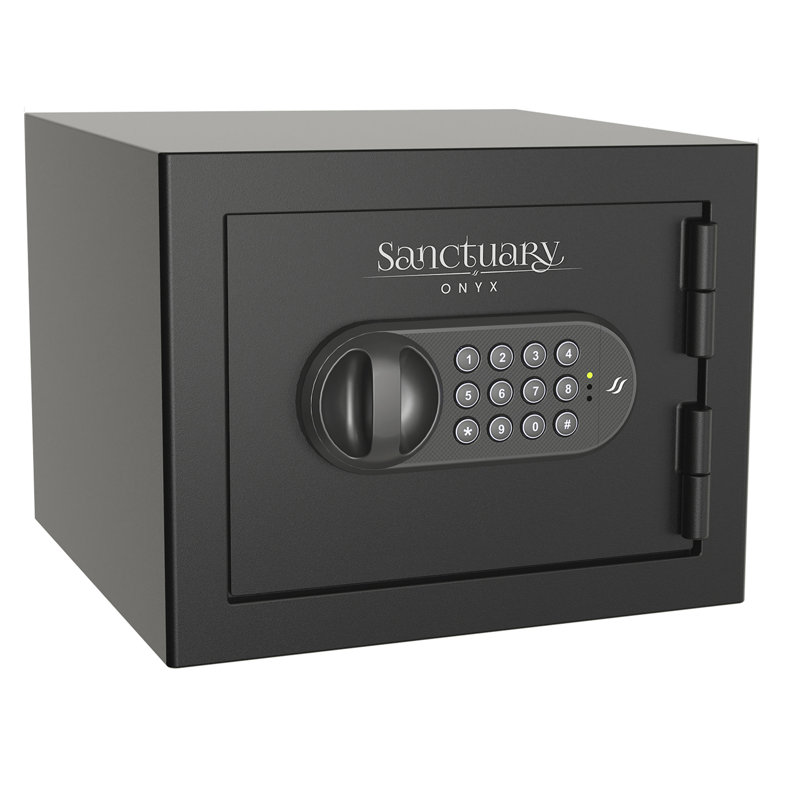 Sanctuary 0.5 Cu. ft. Matte Black Fireproof Digital Safe