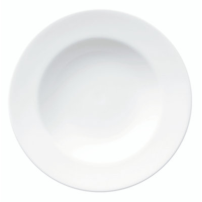 Verge Rimmed Soup Bowls, 10 1/4", by Luzerne