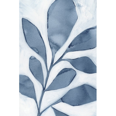 Blue Weed II by Grace Popp - Wrapped Canvas Print