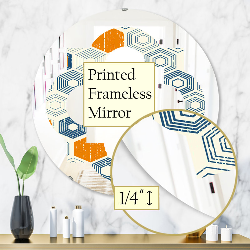 Miroir mural sans cadre, H 31,5 po x l po