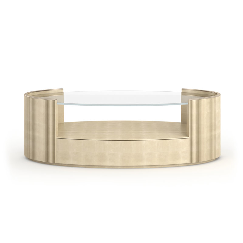 Love Oval Cocktail Table - Oracle, Brown