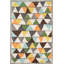 Tapis décoratif triangulaire et tapis lavable-44098266