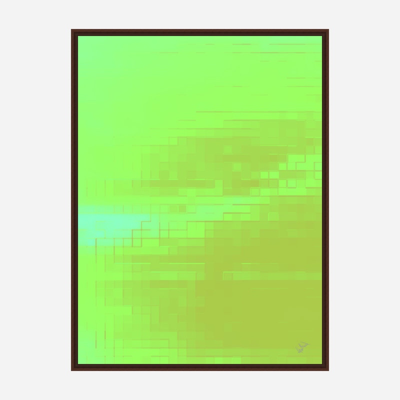 Lemon Drop by John Beard -Artist Enhanced Canvas Print, Brown Framed Canvas, 30" H x 24" W x 1.75" D