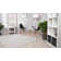 Rectangle Lisco Solid Machine Made Polypropylene Area Rug in Silver