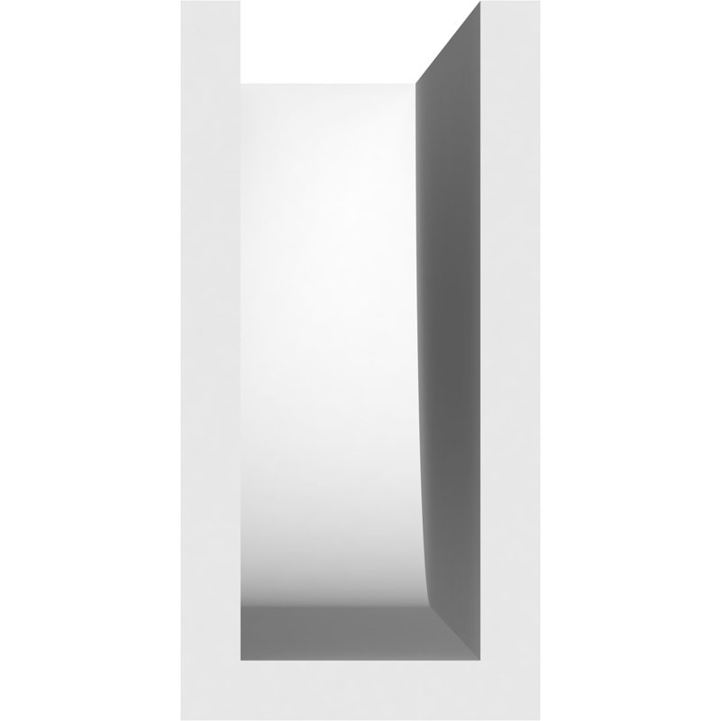 Queue de chevron standard en PVC de qualité architecturale Durham, H 6 po x L 3 po x P 20 po