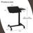Adjustable Tilt Overbed Bedside Table With Wheels Mobile Laptop Standing Desk-451884080