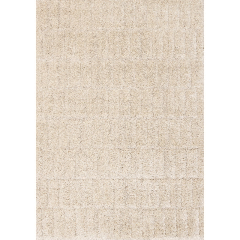 Tapis crème Keandria, Rectangle 5 pi 3 po x 7 pi 7 po