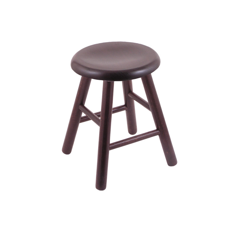 Tabouret meuble-lavabo, Chêne cerisier foncé