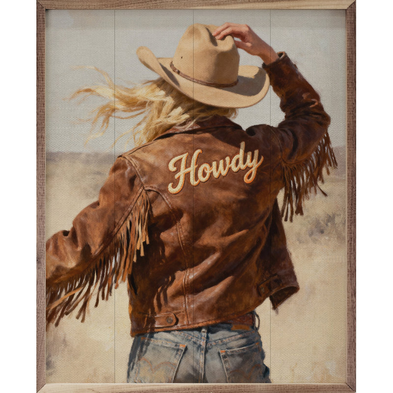 Western Women Howdy, H 10 po x l 8 po