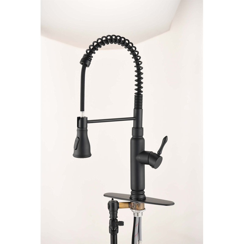 Red Cloud Pull Down Touch Kitchen Faucet, Matte Black