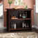 54.75'' Solid Wood Bar Cabinet