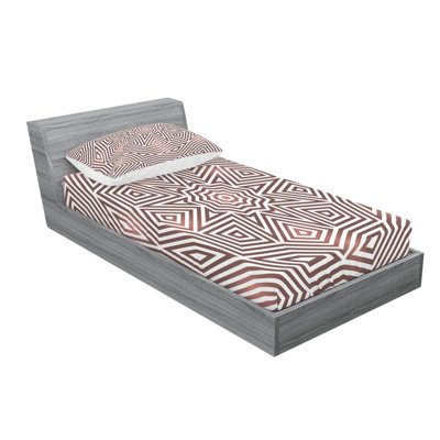 Celtic Microfiber Geometric Sheet Set