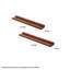 Tablette murale flottante en bois massif-367454599