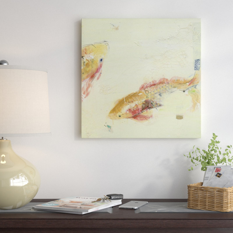 " Fish ", 24" H x 24" W x 1.5" D, Wrapped Canvas