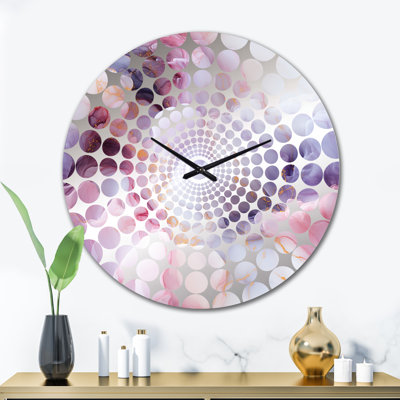 Lionello - horloge murale en marbre