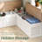 L-Shaped Corner Shoe Bench With Large Capacity Storage & Optional Cushions in Multiple Colors-613244341