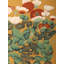 Peinture florale chinoise encadrée 31 "| Décoration murale | Aquarelle sur coton