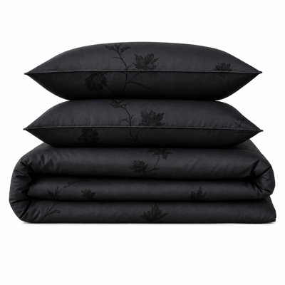 Calvin Klein Vintage Botanical Cotton Reversible Blue Comforter Set