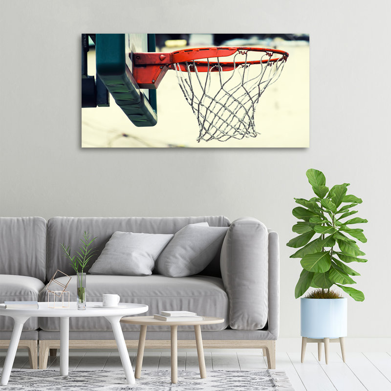 Basketball - Wrapped Canvas Print, Canvas, 50cm H x 100cm W x 2cm D