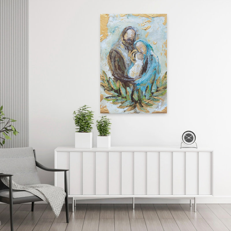 Holy Family 1 Piece Wrapped Canvas Wall Art, 91.44cm H x 60.96cm W