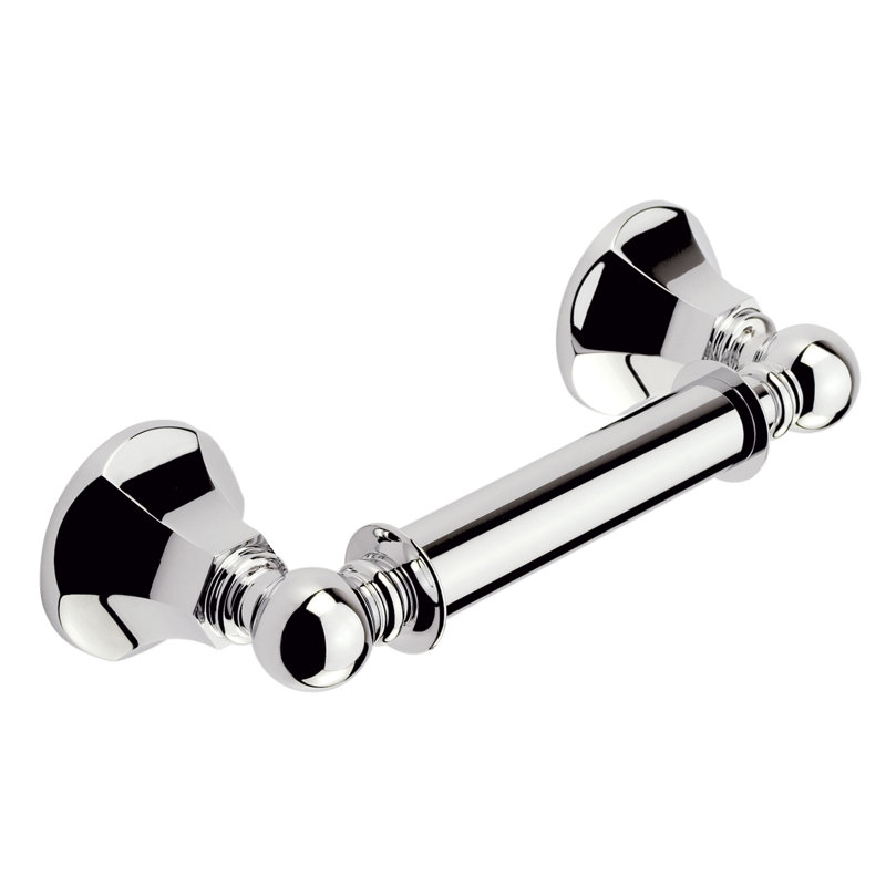 Empire Double Post Toilet Paper Holder, Satin Nickel