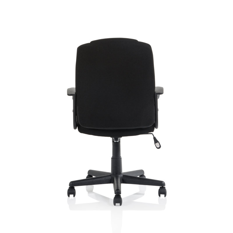 Nilde Polyester Blend Executive Chair, Black