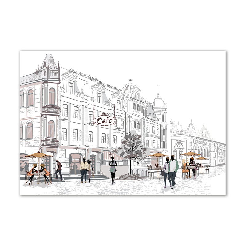 Old Town - Wrapped Canvas Print
