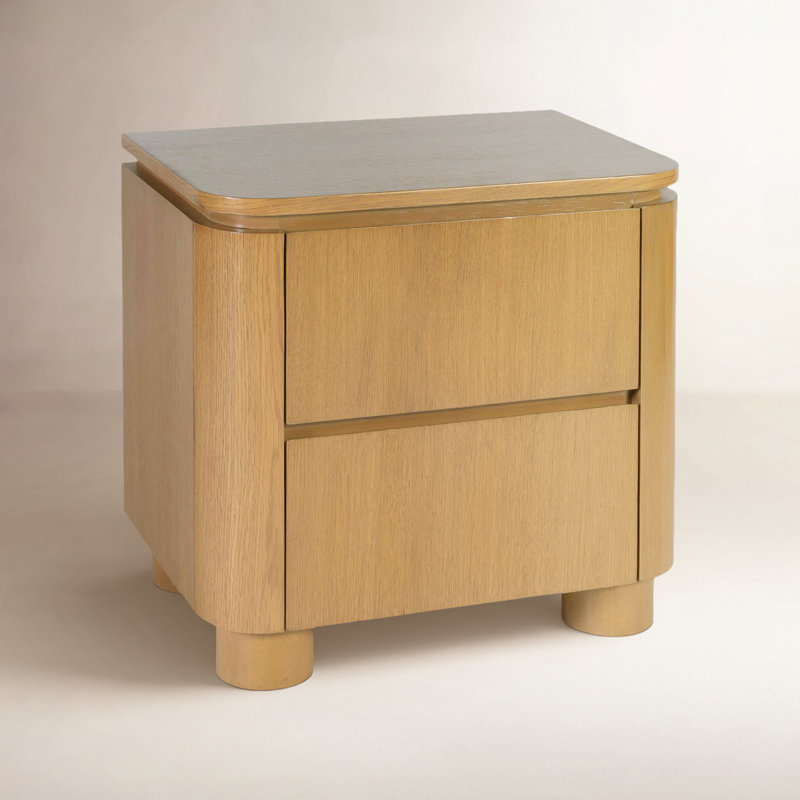 Table de chevet 2 tiroirs Mari