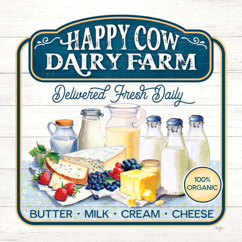 Ferme laitière «Happy Cow» par Mollie B.