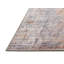 Tapis bleu/gris contemporain-473431787