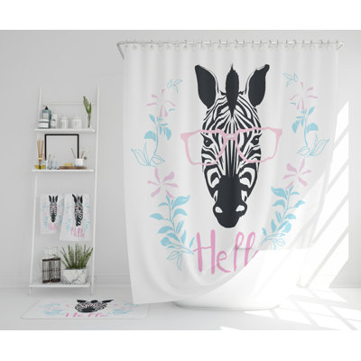 Nayman Polyester Shower Curtain Set