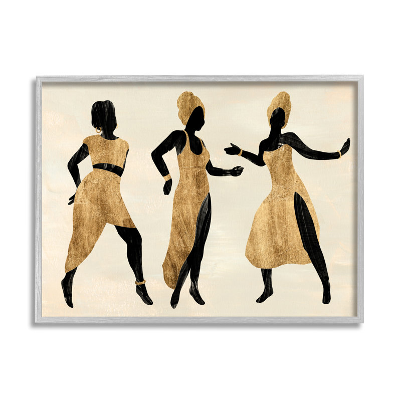 Powerful Women Dancing, Estampe numérique Farmhouse, H 11 po x l 14 po