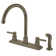 South Beach Double Handle Kitchen Faucet with Side Spray