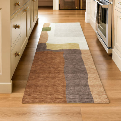 Tapis géométrique de qualité supérieure lavable à la machine Mayfield AMF2400