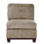 Ensemble de canapé modulaire en tissu de chenille gris cendré pour salon et canapé d'angle 3X-324337119