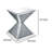 Maycee Mirrored Glass Top End Table