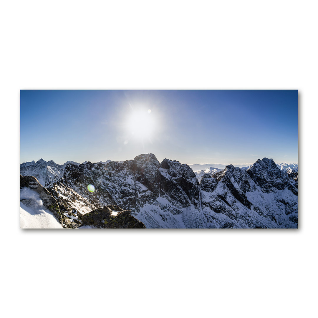 Winter in der Tatra - Kunstdrucke auf Leinwand