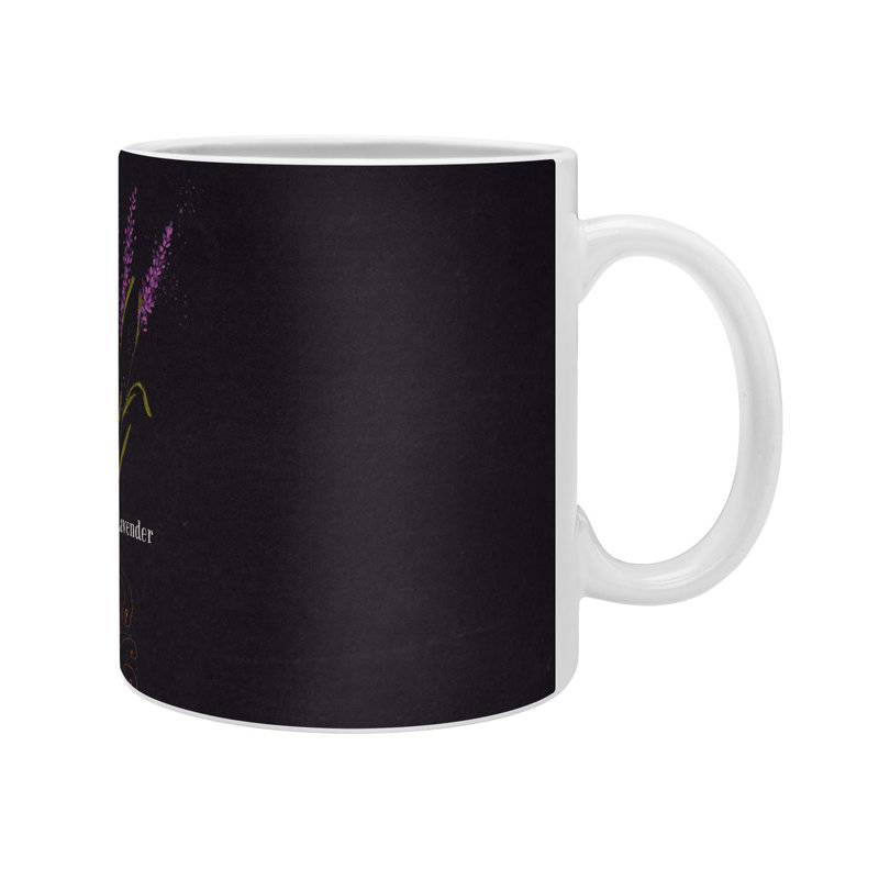 Grande tasse à café lavande