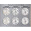 Horloge murale en verre trempé, motif géométrique texturé moderne, élégante décoration grise blanche, pièce unique à quartz silencieux-1014950537-1014950645