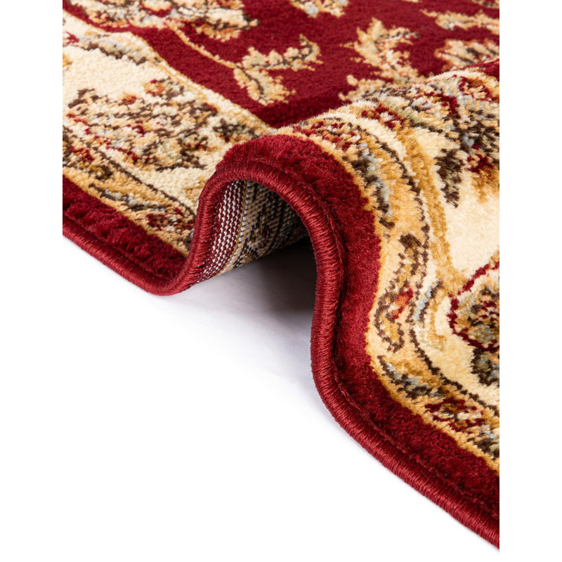 Tapis oriental beige / brique Niles, Rectangle 3 pi 1 po x 5 pi 3 po