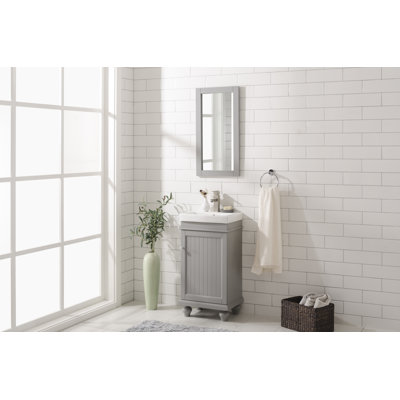 Ensemble de meuble-lavabo simple 17 po Gros