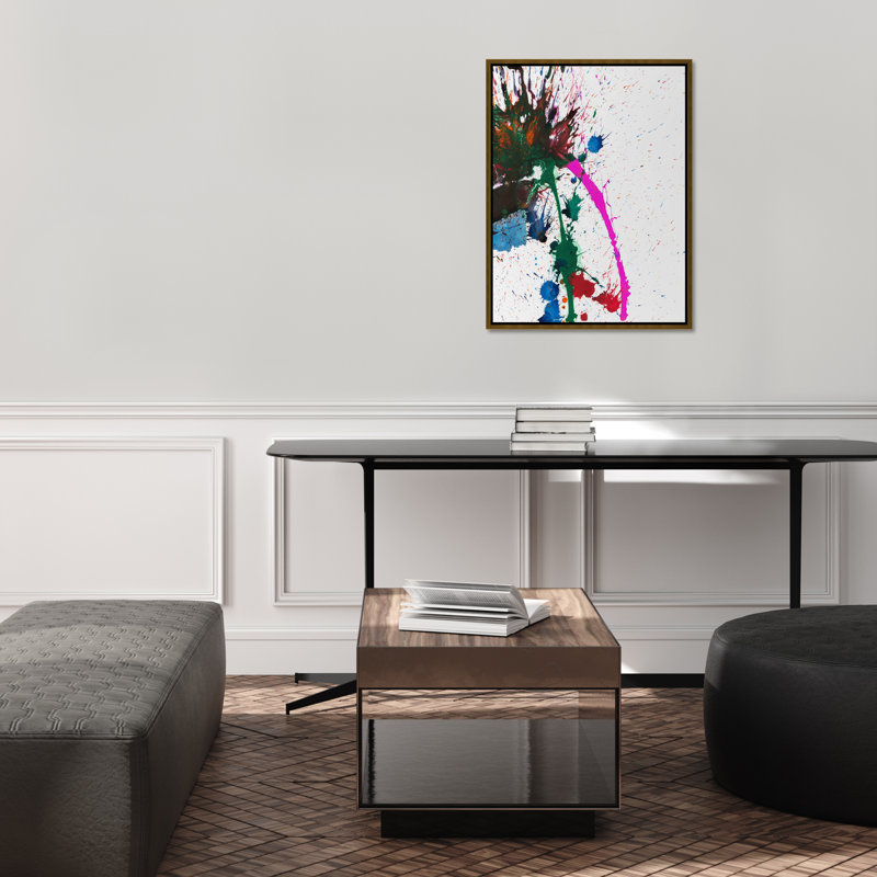 Splash of Fun II Framed Painting Canvas by Danielle Davis, Glass Coat