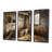 Brown Rustic Bathroom Charm III - Rustic Wall Art Set-490804277-490804285