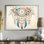 Teal Dreamcatcher Vintage Whispers - impressions sur toile